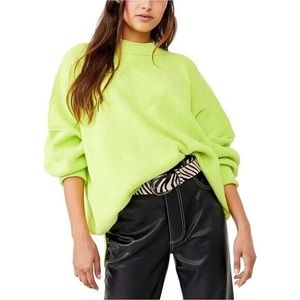 Free People Easy Street Tunic Acid Lime